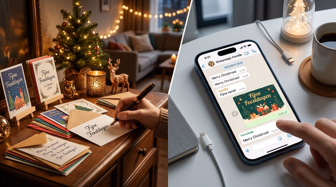 Sturen we straks nog kerstkaarten- Trendbode