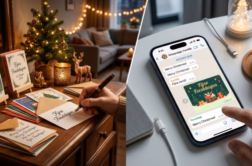 Sturen we straks nog kerstkaarten- Trendbode
